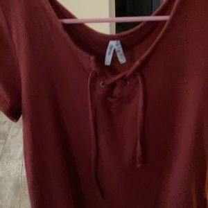 Juniors size large crop top